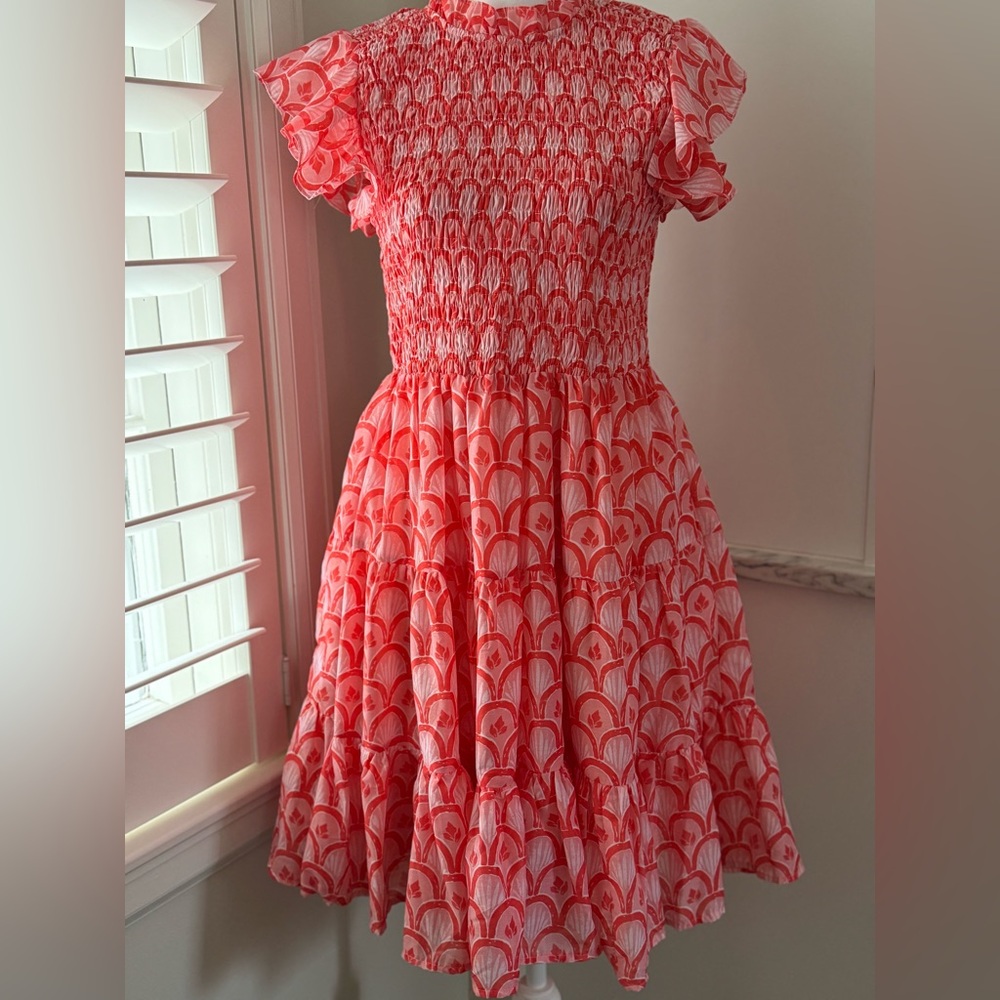 J. Marie Flutter Sleeve Dress M